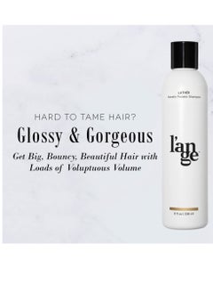 L'ANGE HAIR L'ange Hair Lathér Keratin Protein Moisturizing Hair Shampoo | Alcohol-Free, Paraben-free & Sulfate-Free Shampoo | Safe for Color Treated Hair | Reduces Frizz | Boost Softness, Strength & Shine | 8 oz  - Image 2