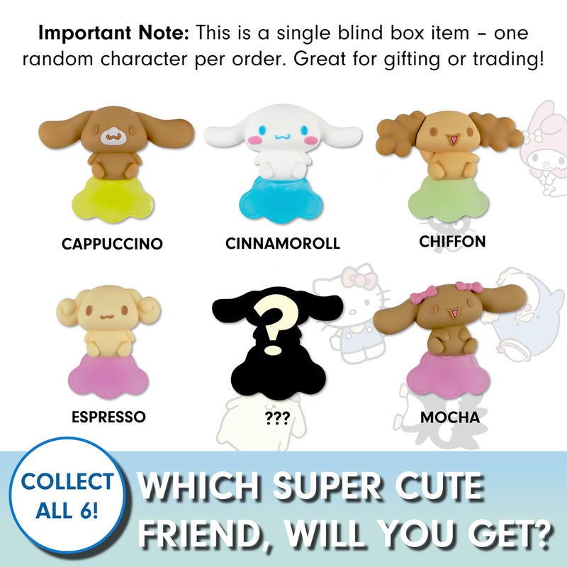 Sonix x Sanrio Hello Kitty Peekers - Cinnamoroll & Friends Blind Box - Adhesive Decorative Mini Figures - Includes Mocha, Espresso, Cappuccino, Chiffon, or Mystery Character - Image 2