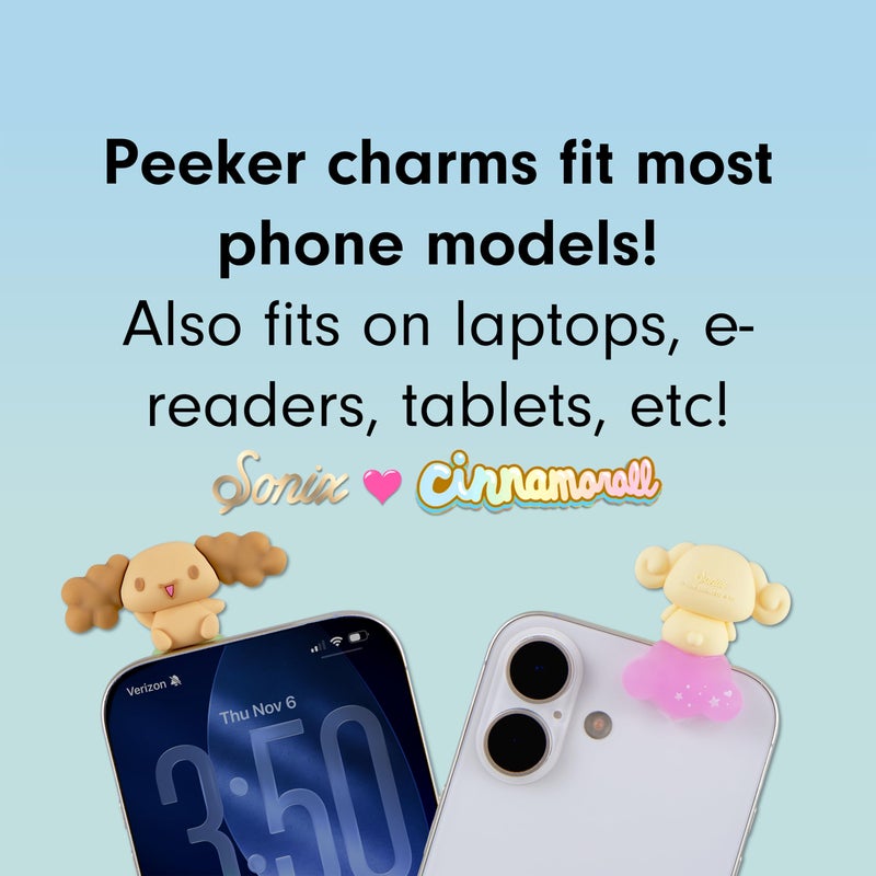 Sonix x Sanrio Hello Kitty Peekers - Cinnamoroll & Friends Blind Box - Adhesive Decorative Mini Figures - Includes Mocha, Espresso, Cappuccino, Chiffon, or Mystery Character - Image 4