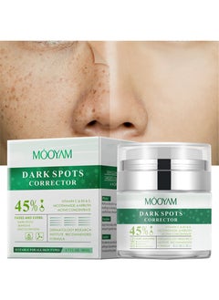 Dark Spot Remover for Face, Dark Spot Corrector, Face Melasma Treatment, Hyperpigmentation Treatment, Freckle Remover with Niacinamide, Arbutin and Vitamin C/E/B5 1.7 fl oz, Cream