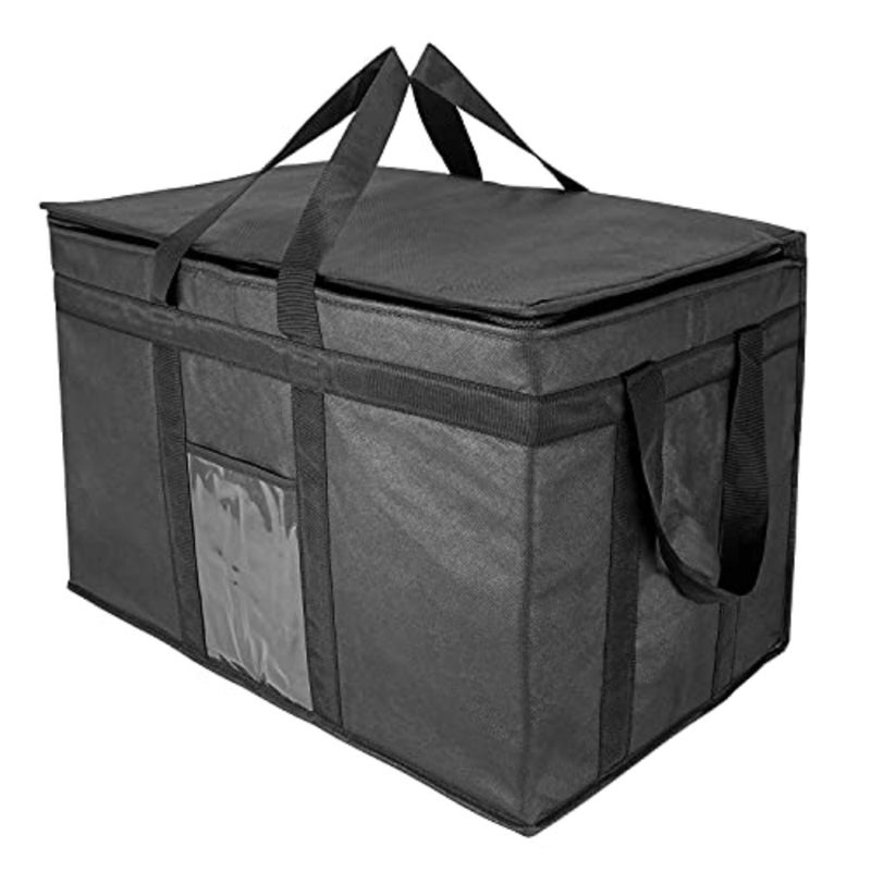 XXXL Large Insulated Collapsible Cooler Bags with Zipper Closure, Reusable Grocery Shopping Bags Keep Food Hot or Cold, Ideal for Catering, Grocery Transport, 23 x 15 x 14 Inch - Image 2