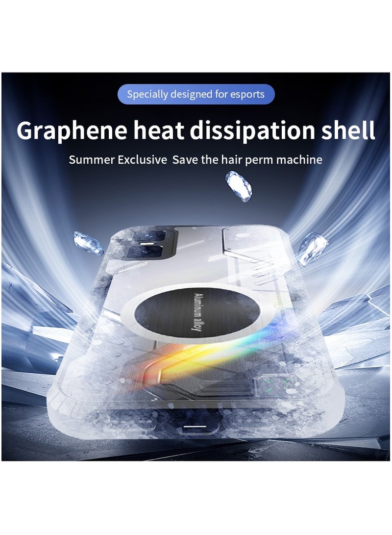 CHEROSIN Magnetic Cooling Phone Case for Infinix GT 30 Pro/ Infinix GT 30 Magnetic Suction Car Phone Cover with Cooling and Anti Drop Function,Yellow-proof, Shock-proof and Drop-proof Phone Cover - Image 2
