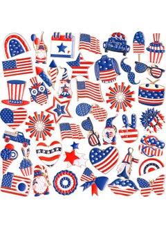 Giegxin Giegxin 40 Pcs American Flag Pins Bulk Veteran Lapel Pins Gift American Flag Pins USA Pin for Backpacks Red White and Blue Enamel Pins Military Gift Pins for Clothes Bags Accessories  - Image 1