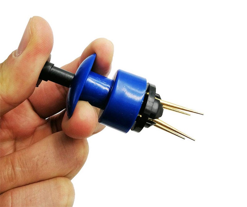 Drchoer 2X Pellet Bander Tool Micro Bait Bands Banding Match Coarse Fishing Terminal Tackle Set w/ 600 Bands(Blue) - Image 4