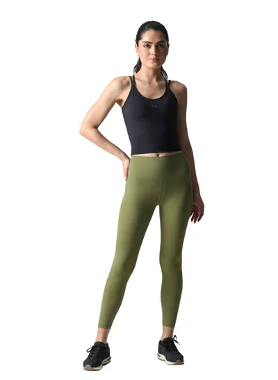 Strch STRCH Nylon Women's SleekFit Leggings | Olive | L