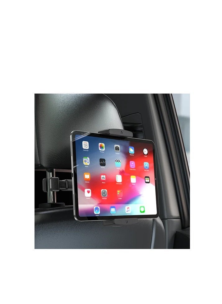 Hoco - CA121 Car Back Seat Phone & Tablet Holder – Headrest Mount for 4.7-12.9 Inch Devices, Adjustable Backseat Tablet Holder for Cars, Secure & Convenient Mount for Tablets, Phones & Pads - Image 1