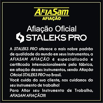 STALEKS Smart 51 Type 2 Stainless Steel Cuticle Pusher with Rubber Handle - Image 3