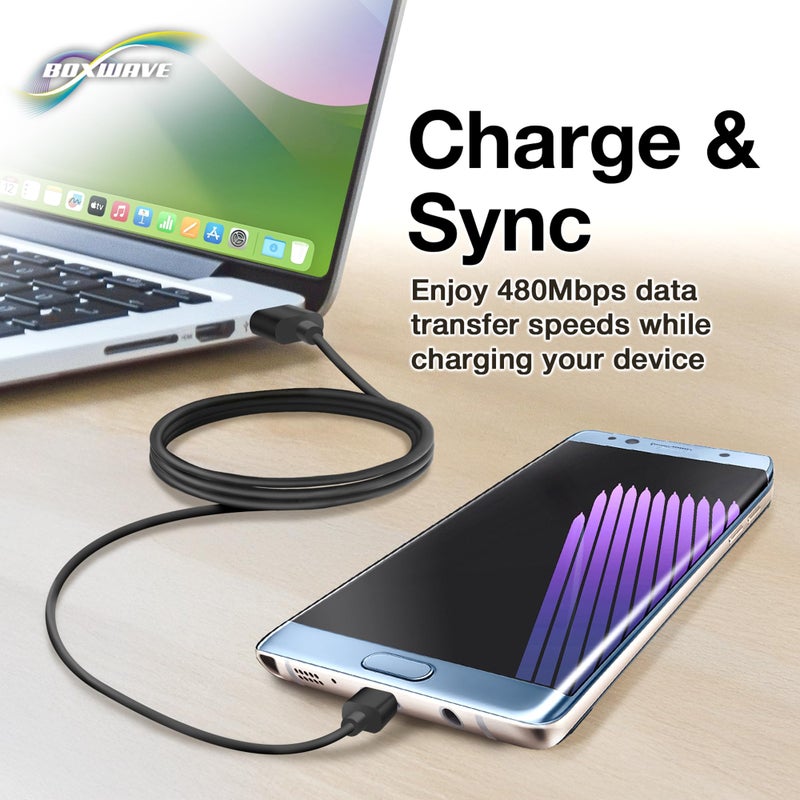 BoxWave Cable Compatible with T-Mobile Sidekick 4G - DirectSync Cable, Durable Charge and Sync - Image 2