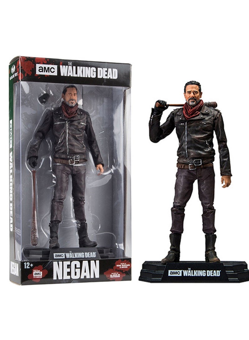 The Walking Dead Statue Doll Joint Movable Ornaments (Negan)