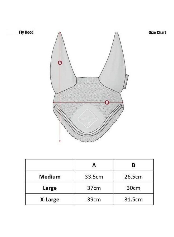 LeMieux Loire Ear Bonnet with Soft Lycra Ears - Close Knit Crochet - Comfortable Fit Equestrian Mask - Sport Horse Wear Fly Protection - Black - Large - Image 2