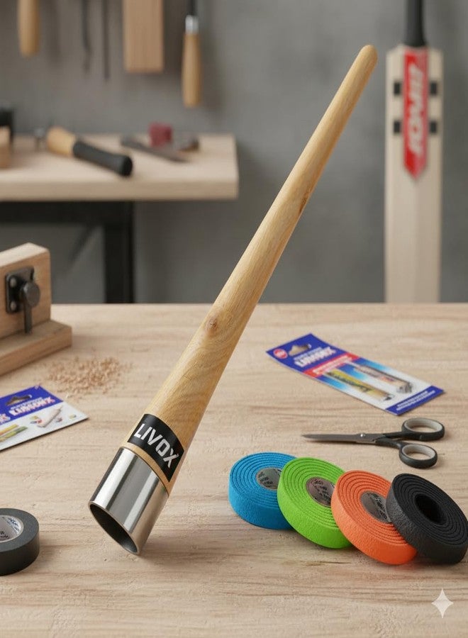 Livox Wooden Cricket Bat Knocking Hammer for Training, Practice and Match Bats (Pack of 3) - Image 5