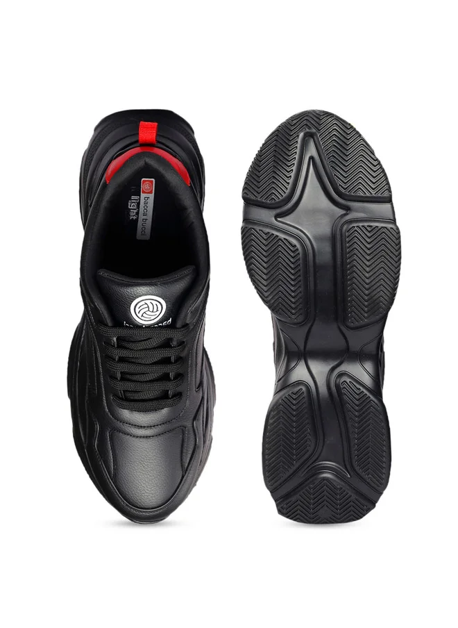 Bacca Bucci Black Chunky Training Shoes for Men