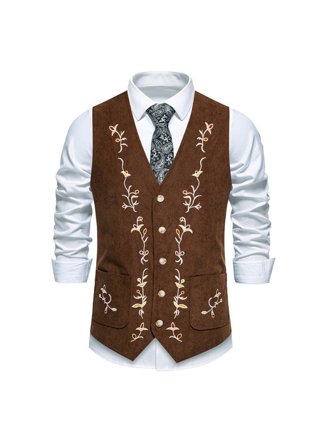 Shougu New Fashionable Casual Men's Suit Vest - Image 1