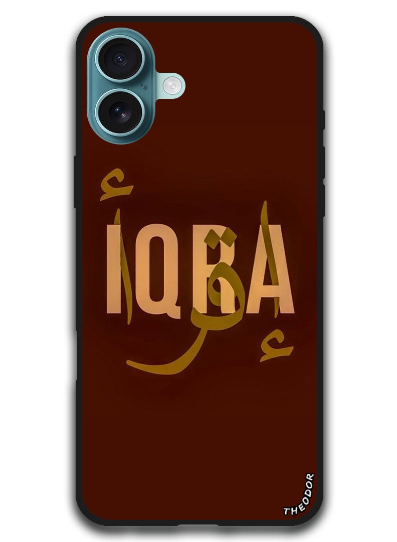 Theodor Protective Case Anti Scratch Shock Proof Bumper Cover For iPhone 16 Plus (6.7)-inch IQRA - Image 1