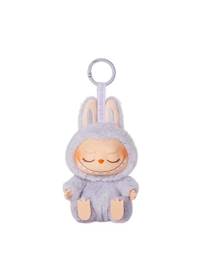 Labubu 2nd Generation Macaron Face Blind Box Plush Doll Toy Labubu Doll Key (6 Pack)