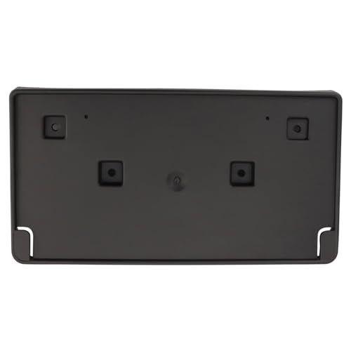 TRQ Front License Plate Bracket Black Compatible with 2017-2021 Jeep Compass CH1068168 - Image 2