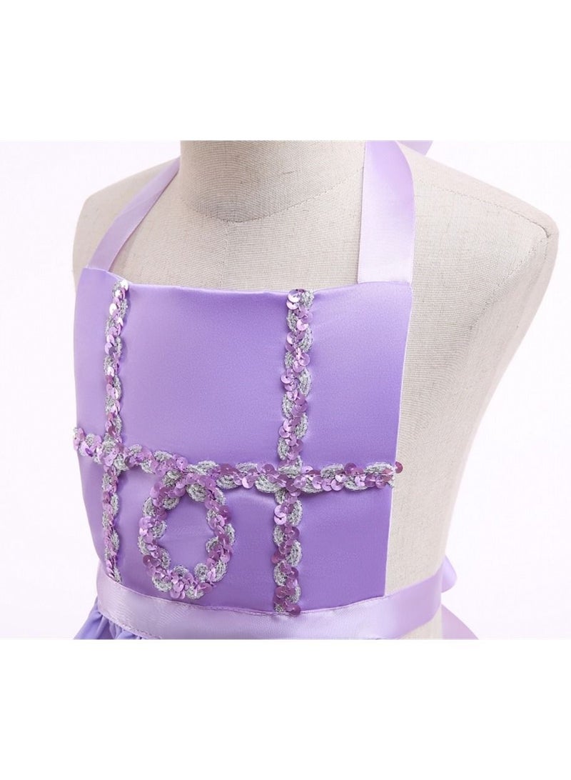 Children's Gown Princess Style Apron Hanging Neck - Image 2