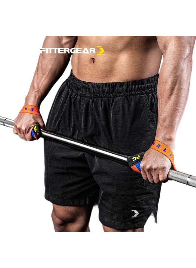 FITTERGEAR شريط سحب للياقة البدنية مع دعم للمعصم للرجال، رفع الأثقال، سحب، حزام قوة مضاد للانزلاق للنساء - Image 3