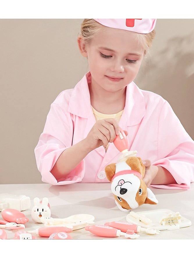 Bebiland 25-Piece Doctor Kit for Toddlers, Pretend Play Educational Doctor Toys, Medical Kit with Stethoscope, Doctor Play set for Dentist Doctor, Role Play Toys for Girls Boys Toddler Gift  - Image 4