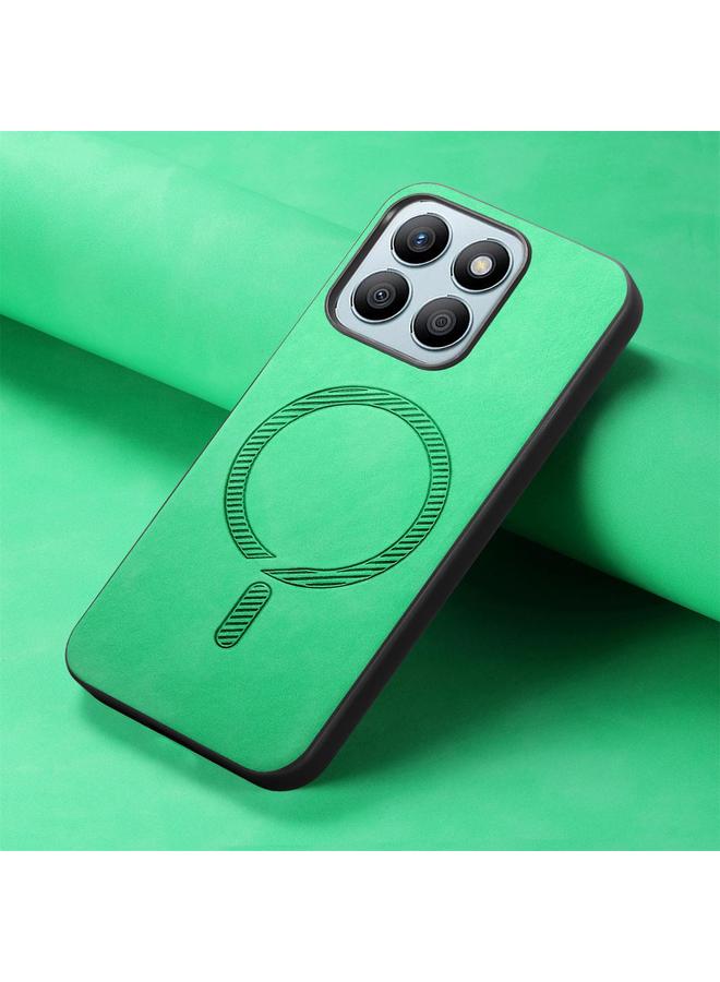 S-TOP Case For Honor X8b Retro Magsafe Magnetic PU Back Cover Phone Case - Image 4