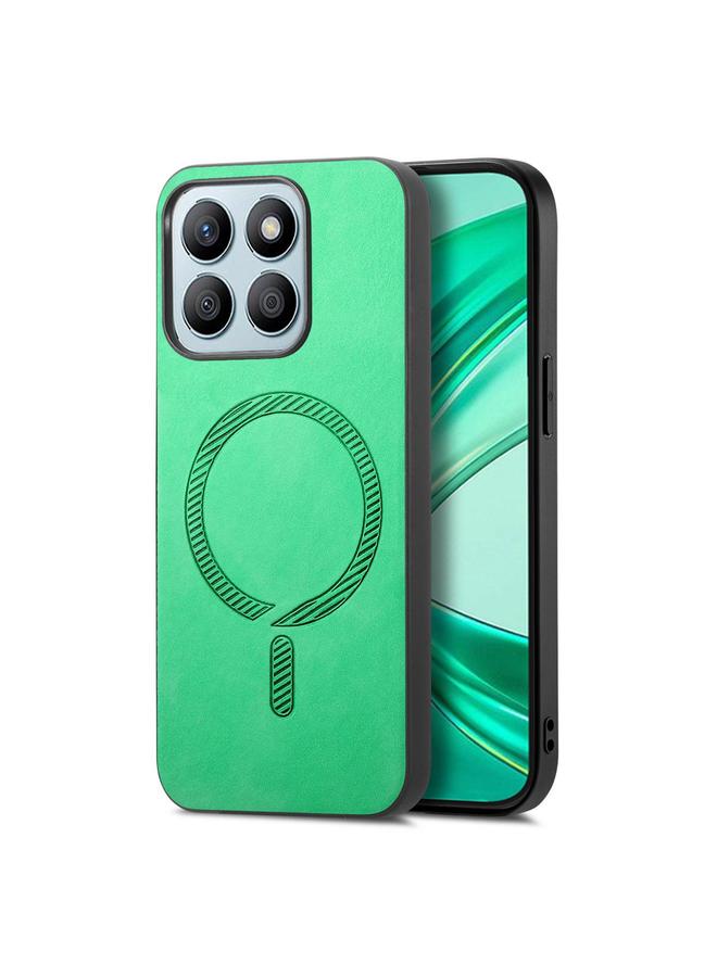 S-TOP Case For Honor X8b Retro Magsafe Magnetic PU Back Cover Phone Case - Image 1