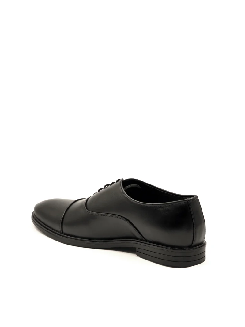 Geoomnii Black Formal Lace-Up Shoes for Men – Classic Dress Shoes for Office, Parties & Special Occasions for Men | Best Price UAE