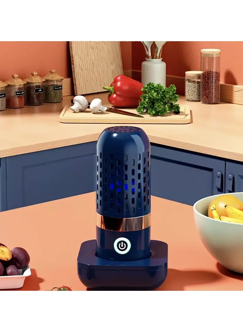 DubaiGallery Portable Food Purifier Disinfection Fruit Vegetable Washing Machine Capsule Shape Vegetable - Image 4