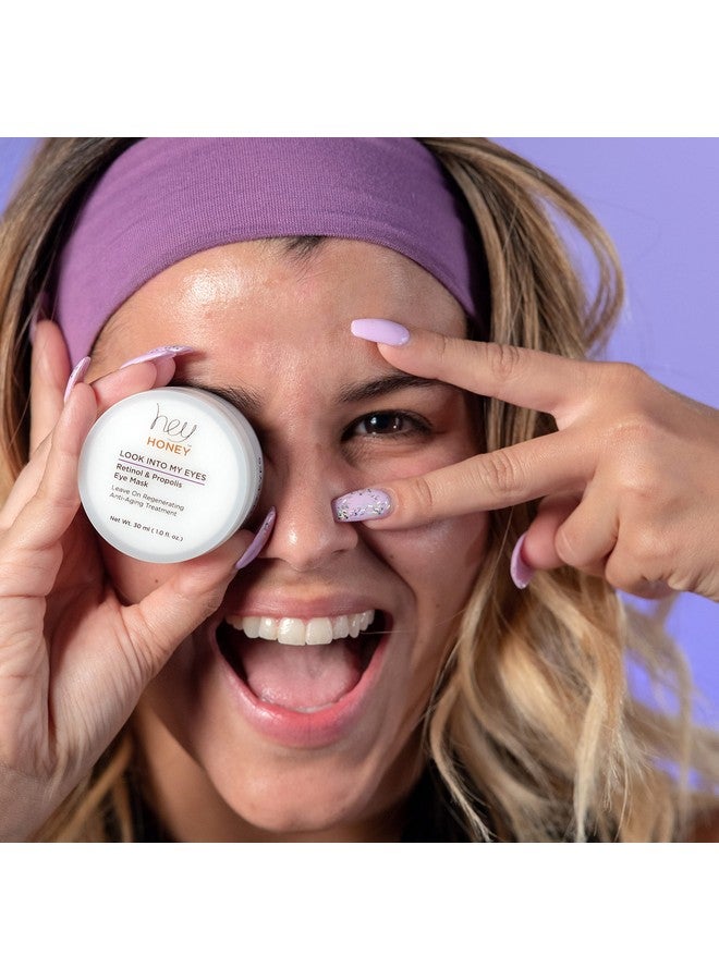 Hey Honey Look Into My Eyes Retinol And Propolis Eye Mask | Provide Intense Hydration And Brightening Benefits To Tired And Stressed Under Eyes Area .1 Oz. - Image 1