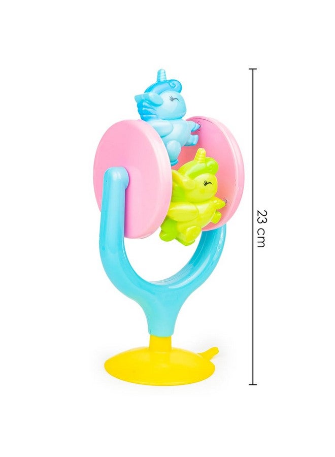 Ratna's Unicorn Go Round Highchair Spinning Merry Go Round Toy with Rattle Sound for Toddlers Kids - Image 5