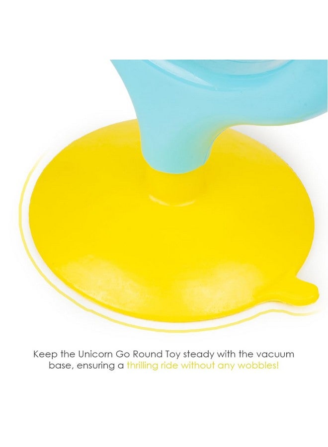 Ratna's Unicorn Go Round Highchair Spinning Merry Go Round Toy with Rattle Sound for Toddlers Kids - Image 3