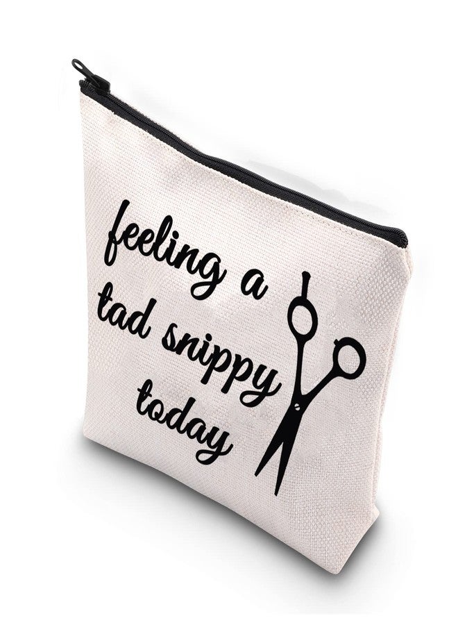 WCGXKO Funny Hairdresser Gift Cosmetology Graduation Gift Feeling A Tad Snippy Today Hairstylist Supplies (Feeling a tad snippy today) - Image 1