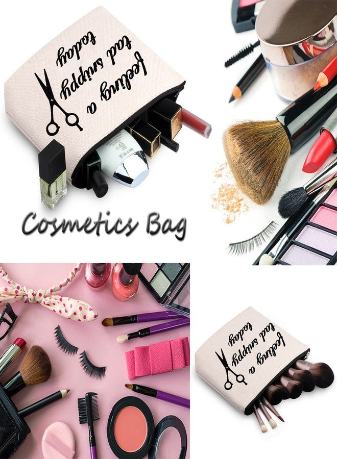 WCGXKO Funny Hairdresser Gift Cosmetology Graduation Gift Feeling A Tad Snippy Today Hairstylist Supplies (Feeling a tad snippy today) - Image 3