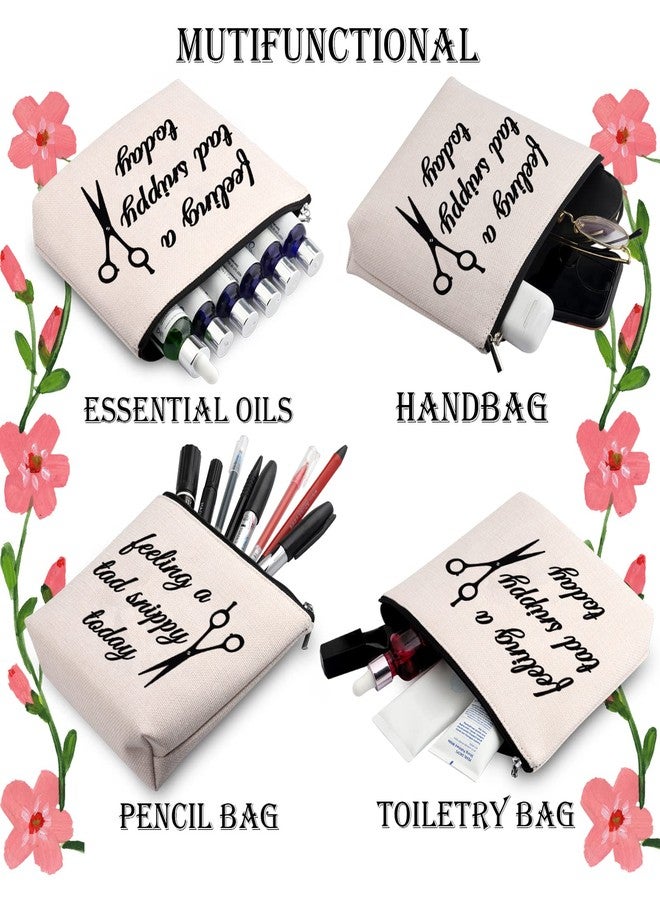 WCGXKO Funny Hairdresser Gift Cosmetology Graduation Gift Feeling A Tad Snippy Today Hairstylist Supplies (Feeling a tad snippy today) - Image 4