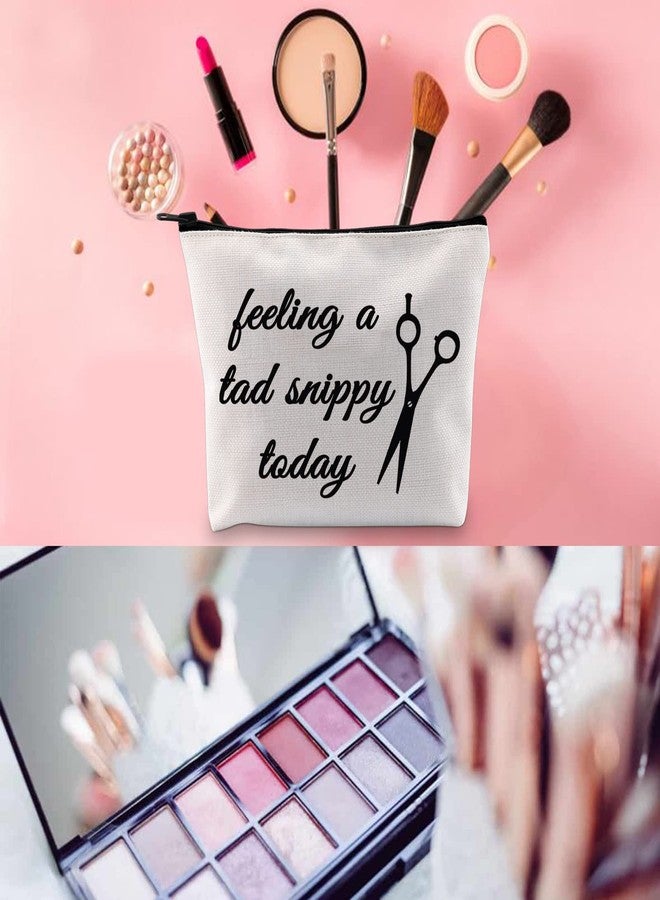 WCGXKO Funny Hairdresser Gift Cosmetology Graduation Gift Feeling A Tad Snippy Today Hairstylist Supplies (Feeling a tad snippy today) - Image 5