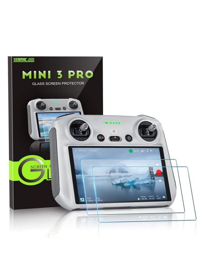 STARTRC واقي شاشة زجاجي مقوى عالي الدقة Mini 3 Pro لملحقات جهاز التحكم عن بعد Dji Mavic 3 Pro/Mini 3/Mini 3 Pro/Mavic 3 Classic/Air 2S (عبوتان)  - Image 2