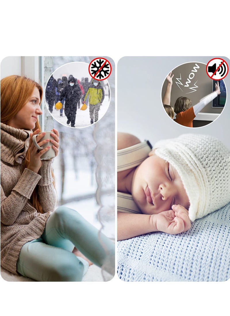 KASTWAVE - Door Draft Stopper for Bottom of Weather Stripping Seal Strip Interior Against Drafts Dust Noise Animals 1M - Image 1