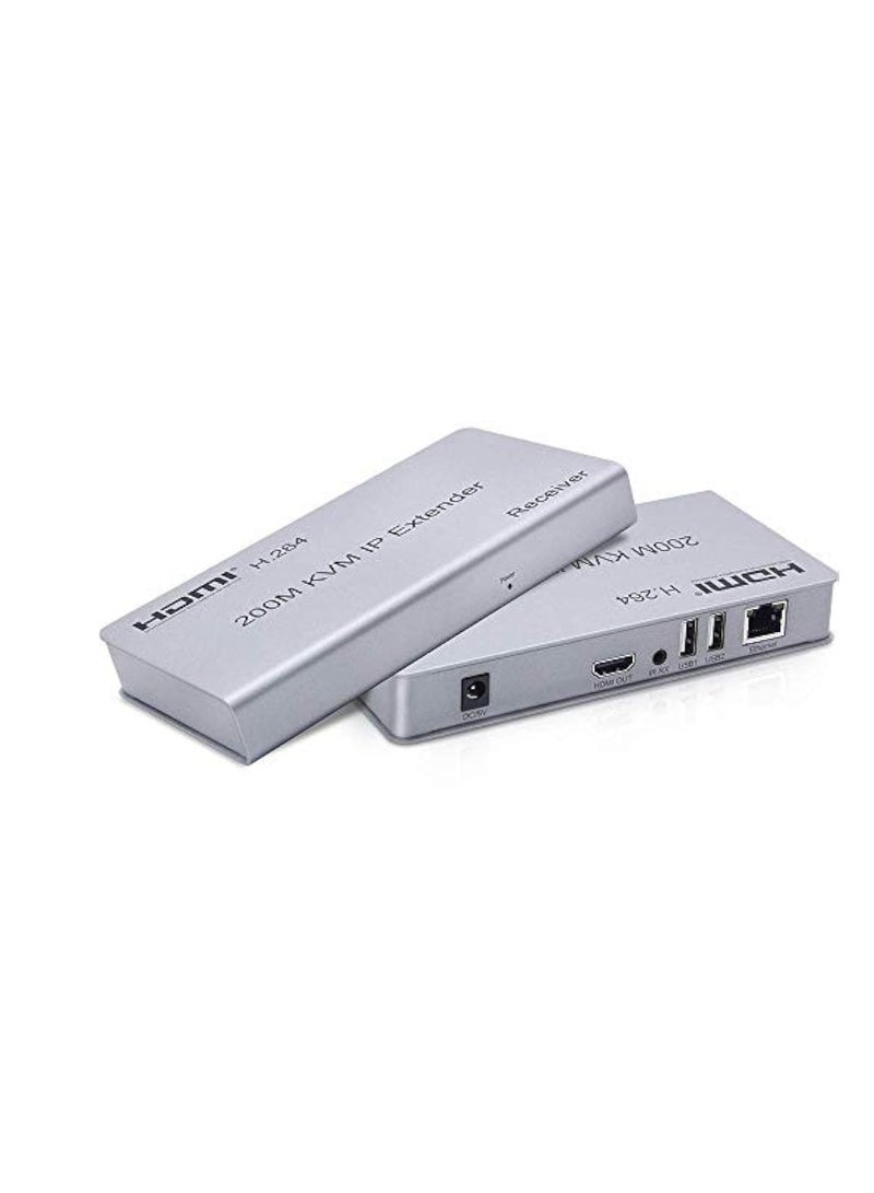 Zero HDMI USB KVM Extender Up to 200M Over TCP/IP, Supports H.264, IR & 1080p Resolution - Image 1