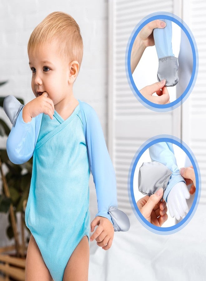 سوريو قفازات Sureio للأطفال الرضع (قطعتان) لعلاج الأكزيما، أكمام واقية من الخدوش، قفازات ثابتة، ملابس أطفال رضع (للأطفال الصغار من عمر 18 شهرًا) - Image 3