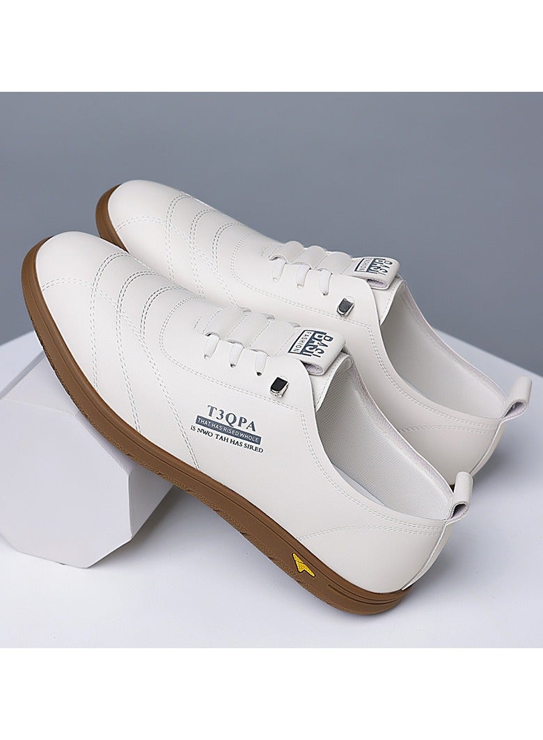Shougu Versatile Retro Casual Leather Shoes - Image 1