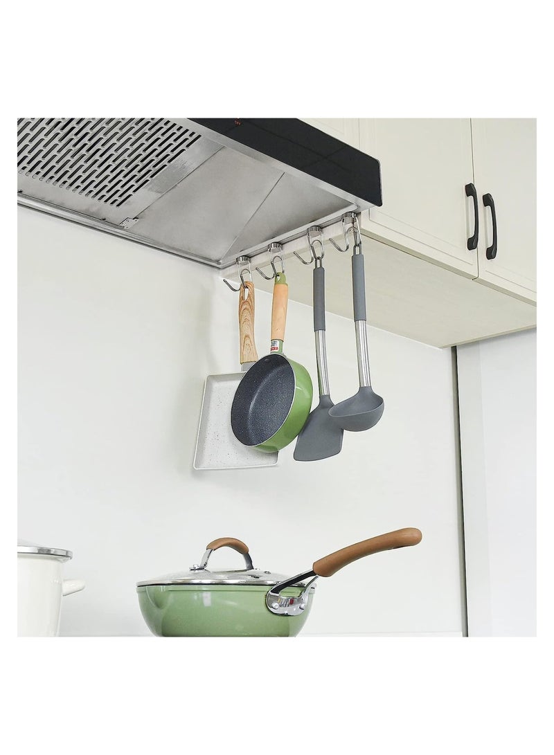 U Shape Strong Magnetic Hooks, Heavy Duty 304 Stainless Steel Hooks, Hanging Hooks for Indoor Outdoor Hanging, Refrigerator, Grill, Kitchen (4 Pcs - 1.0in-2 40Lbs) - Image 2