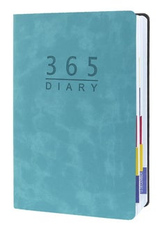 2025 Daily Planner، دفتر يوميات A5، غلاف جلدي ناعم، دفتر يوميات مع علامات تبويب لمدة 365 يومًا، دفتر تخطيط المواعيد، جدول أعمال، سجل قصاصات، يناير 2025 - ديسمبر 2025 (أزرق) - pzsku/Z04C40DA51A9EAC49F8BFZ/45/_/1700400062/4a062e68-ef03-43cf-a671-7d3db39bb1b0