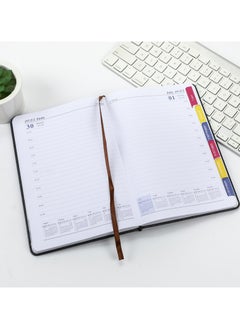 2025 Daily Planner، دفتر يوميات A5، غلاف جلدي ناعم، دفتر يوميات مع علامات تبويب لمدة 365 يومًا، دفتر تخطيط المواعيد، جدول أعمال، سجل قصاصات، يناير 2025 - ديسمبر 2025 (أزرق) - pzsku/Z04C40DA51A9EAC49F8BFZ/45/_/1725623927/85c75b49-6594-4b46-8e64-fa7366635603