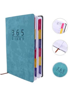 2025 Daily Planner، دفتر يوميات A5، غلاف جلدي ناعم، دفتر يوميات مع علامات تبويب لمدة 365 يومًا، دفتر تخطيط المواعيد، جدول أعمال، سجل قصاصات، يناير 2025 - ديسمبر 2025 (أزرق) - pzsku/Z04C40DA51A9EAC49F8BFZ/45/_/1732243758/ef9feea5-3c87-4c12-96ca-a7f66897b73c