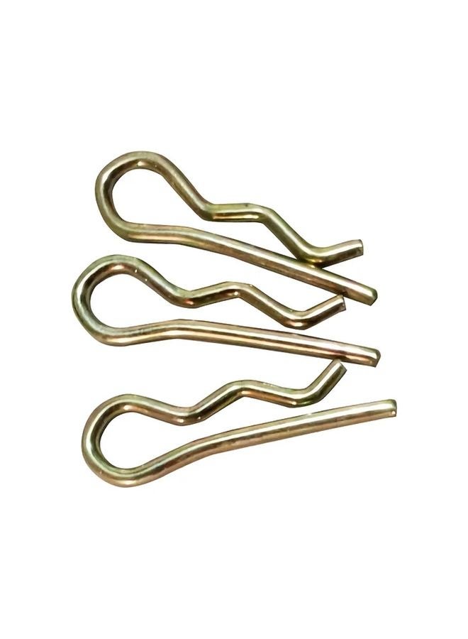 Heavy Duty Steel Tractor Pin Kit 9pcs Golden Corrosion Resistant for Agricultural Machinery - Image 2