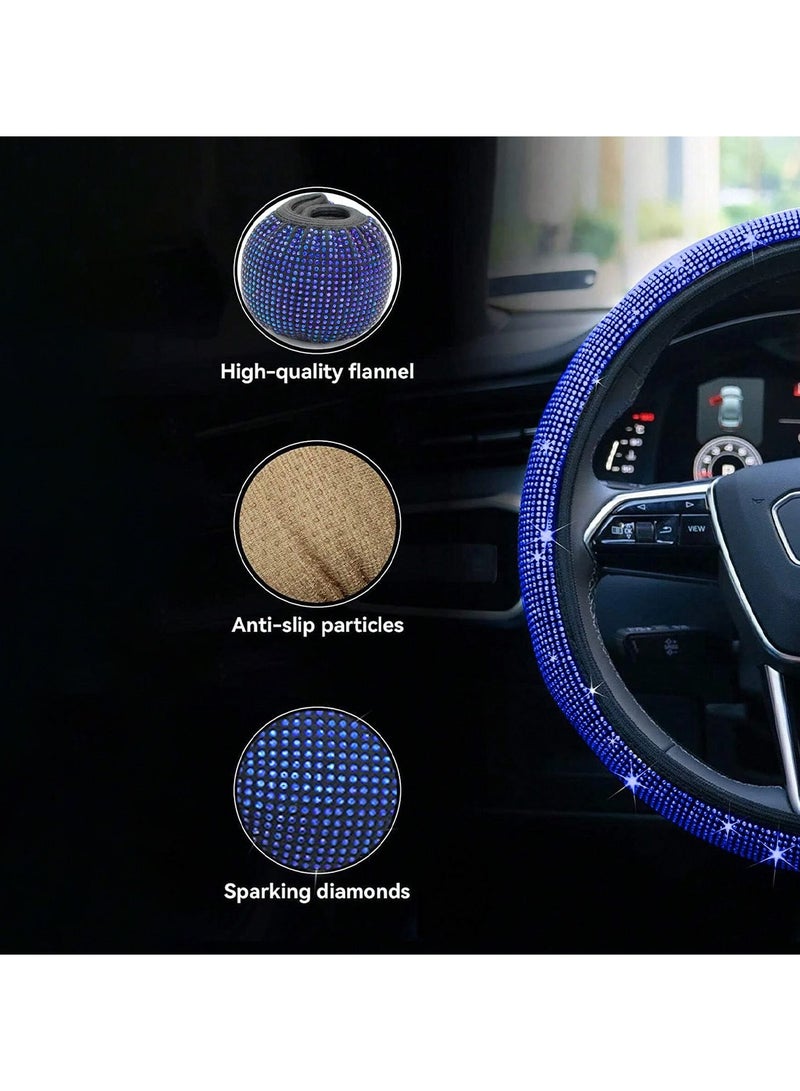 Agc AGC-Adjustable Car Steering Cover Stretch Elastic Steering Wheel Cover DIY Steering Cover. - Image 4