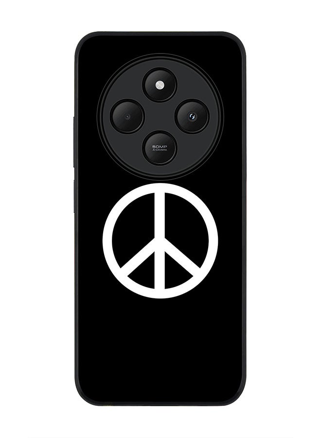 Stylizedd For Xiaomi Redmi 14C / 14R Case,Slim fit Camera Protection, Shockproof Thin Phone cover - Peace Sign - Image 1