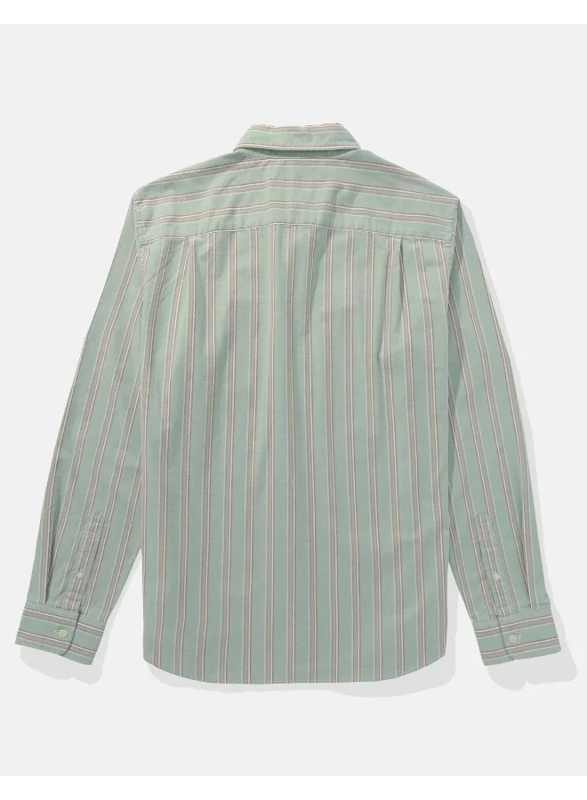 امريكان ايجل AE Striped Everyday Oxford Button-Up Shirt