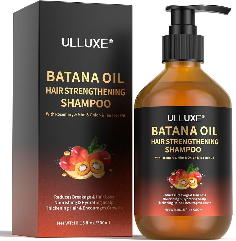 Batana Oil Shampoo for Hair Growth Strengthening and GrowthPromoting Formula for Men and Women with Thinning Hair or Hair Loss Enriched with Rosemary Nourishes the Scalp300mL