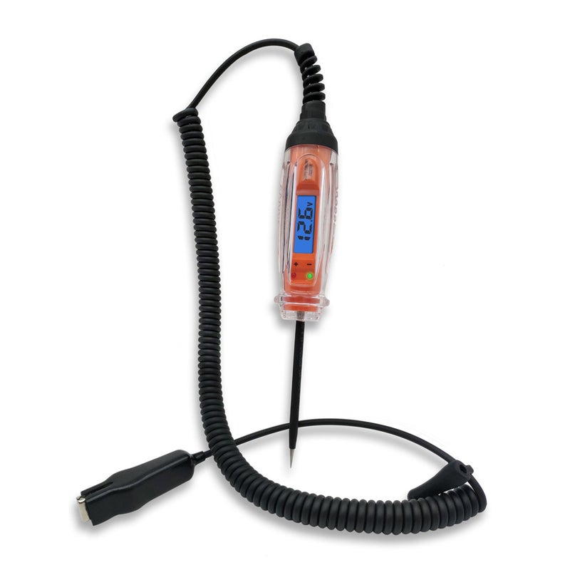 3-60V Automotive Electrical Ciruit Tester Handheld Portable LCD Digital Display Car Circuit Test Pen With Backlight Lighting Function Automotive Maintenance Testing Tool IP66 Waterproof - Image 1
