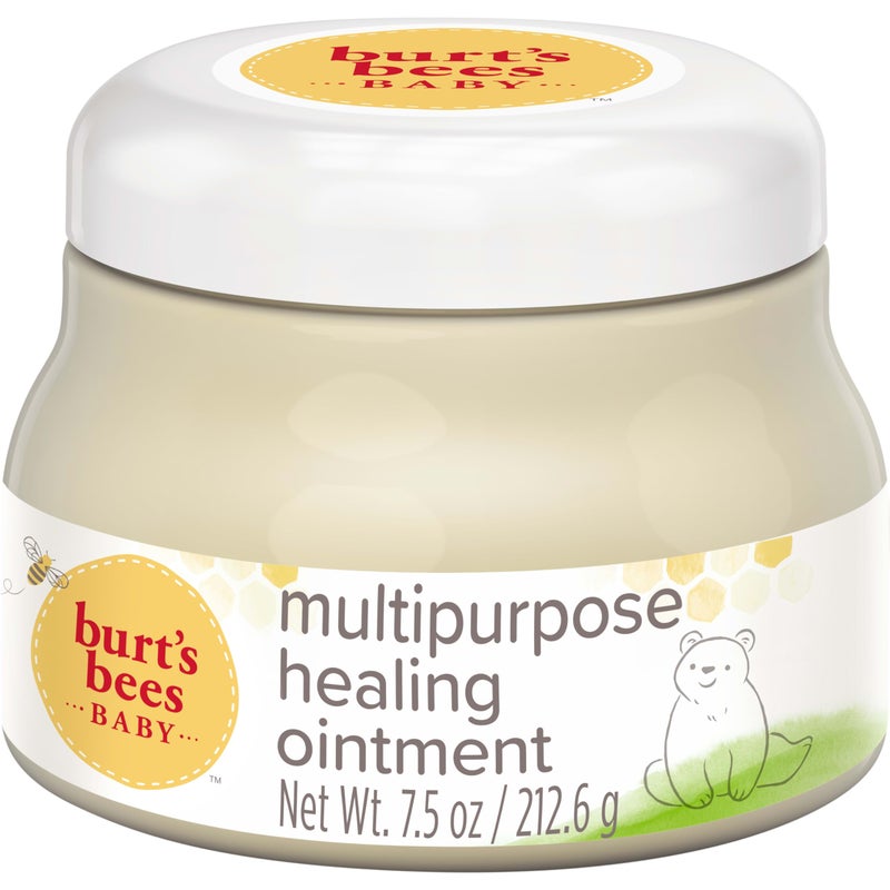 Burt's Bees Baby 100% Natural Origin Multipurpose Healing Ointment, Face & Body Baby Ointment â€“ 7.5 Ounce Tub - Image 2
